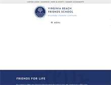 Tablet Screenshot of friends-school.org